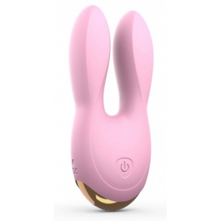 Stimulateur de clitoridien A 2 Têtes - Hear Me Rose - 11,5 cm / 5cm - Rechargeable - Love To Love
