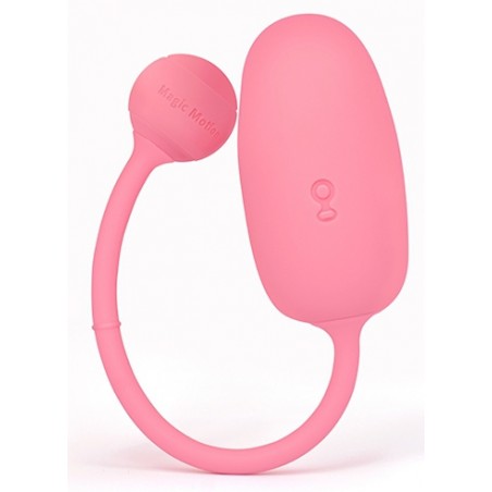 Boule de Geisha Vibrante Kegel Coach - Connectée - Rechargeable - Waterproof - 8 cm /Ø 3 cm - Rose - Magic Motion