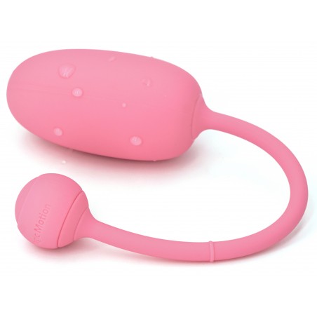 Boule de Geisha Vibrante Kegel Coach - Connectée - Rechargeable - Waterproof - 8 cm /Ø 3 cm - Rose - Magic Motion