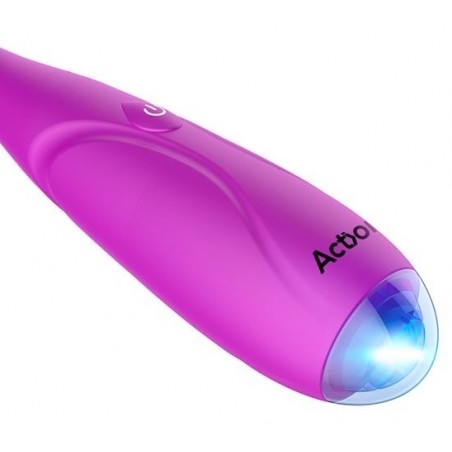 Vibromasseur G-Spot Drumstick Violet - Boule Spéciale Point G - Rechargeable - Waterproof - 10 cm / Ø 2,5 cm - Action