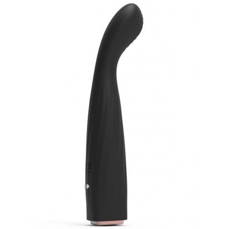 Stimulateur de Prostate G-Spot Finger - Incurvé - Point P - 12 cm / Ø 3 cm - Noir - Analtech