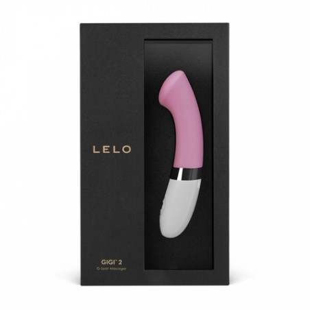 Vibromasseur "Gigi 2 Rose - Spécial Point G - Rechargeable - Waterproof - 16,5 cm / Ø 3,3 cm - Lelo