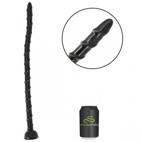 Gode Ventouse Sucuru XXXXL - Forme De Vis - 44 cm / Ø 2 cm - Noir - Analconda