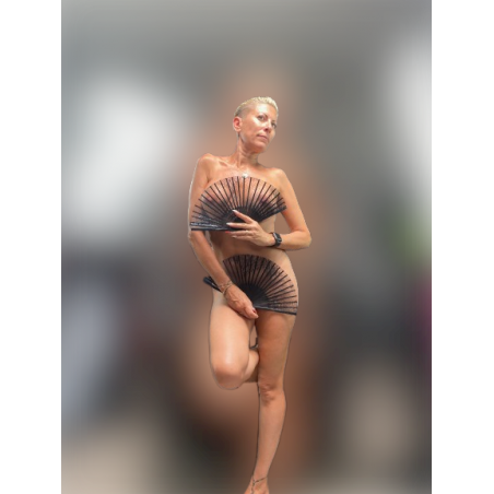 Prendras tu soin de moi - Eventail dentelle - SandyX