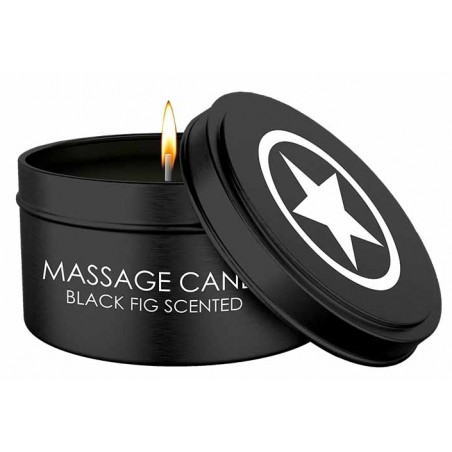 Bougie de Massage - Candle Star Figue Noire - Fond en huile de massage - 50 Ml - Ouch