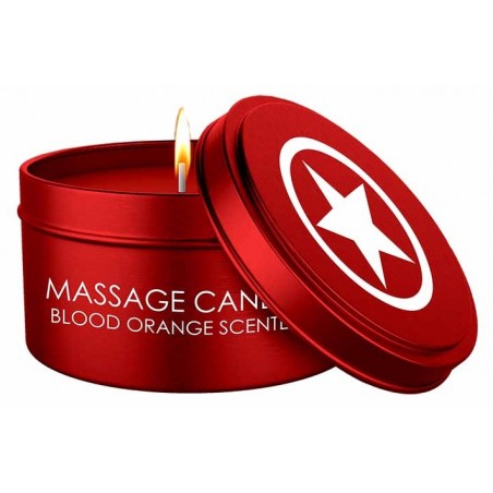 Bougie de Massage - Candle Star Orange Sanguine - Fond en huile de massage - 50 Ml - Ouch