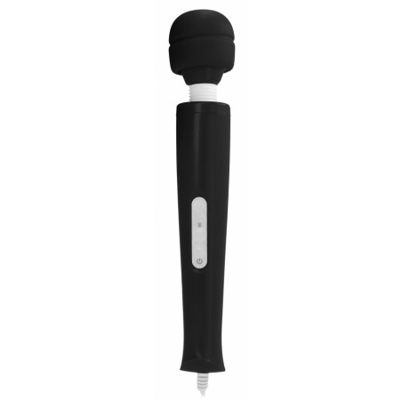Stimulateur clitoridien - Mega Wand - Tête Flexible - 32 cm / Ø 6 cm - Noir - GC