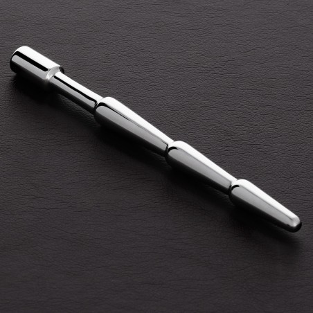 Bijou D'Urètre - Strass Transparent - 3 Paliers - 10 cm / Ø 7 mm - 8 mm - 9 mm - Triune