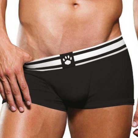 Boxer Trunk Prowler - Opaque - Noir - Elastique Blanc - Tailles S / M / L / XL / XXL - Prowler Underwear