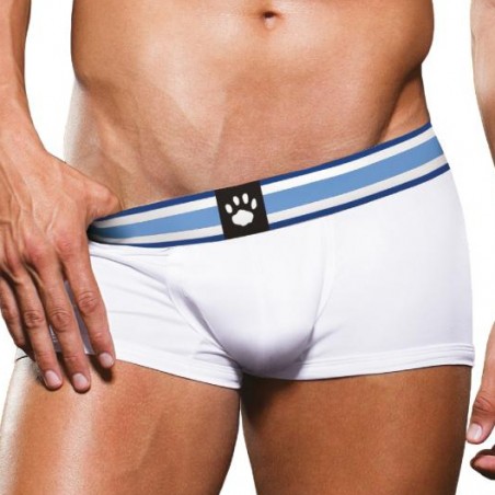 Boxer Trunk Prowler - Opaque - Blanc - Elastique Bleu - Tailles S / M / L / XL / XXL - Prowler Underwear