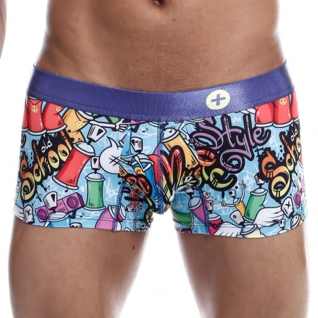 Boxer Hipster - Motifs Fantaisistes Et Originaux - Tailles S / M / L / XL - Multicolore - Male Basics