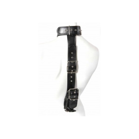 Collier et Menottes de Maintien - Poignets et Cou bloqués - BDSM