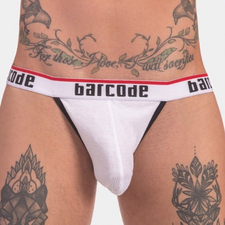 JockStrap - Fesses Nues - Cosme - Blanc - Tailles S / M / L / XL - Bercode Berlin