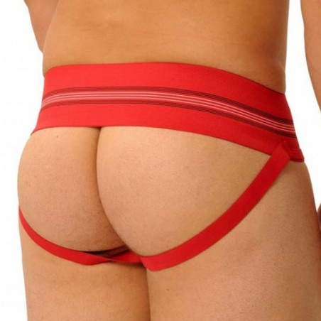 JockStrap - Fesses Nues - Fist - Rouge - A Large Ceinture - Tailles S / M / L / XL - Fist