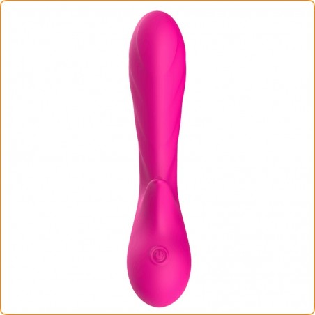 Rabbit Romance Rose - Vibromasseur Et Stimulateur De Clitoris A Picots - Rechargeable - 18 cm / Ø 3,3 cm - Generique