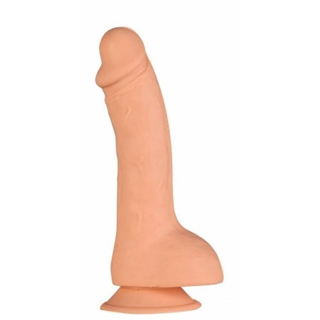 Gode Kyle - Ventouse Ou Harnais - Avec Testicules - Flexible Et Réaliste - 14 cm / Ø 4 cm - Chair - Generique