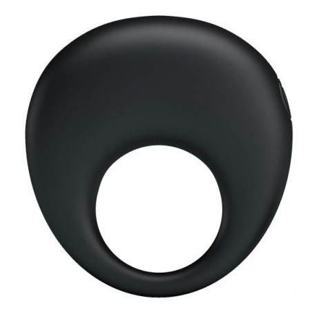 Cockring Vibrant - Trap Noir - Stimulateur Clitoridien - 5,6 cm / Ø 2,7 cm Extensible - Pretty Love