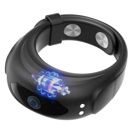 Cockring Vibrant Ajustable Par Encoches - Watch Dick - Stimulateur Clitoridien - USB - Etanche - Ø De 3,5 A 5,5 cm - Generique