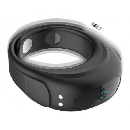 Cockring Vibrant Ajustable Par Encoches - Watch Dick - Stimulateur Clitoridien - USB - Etanche - Ø De 3,5 A 5,5 cm - Generique