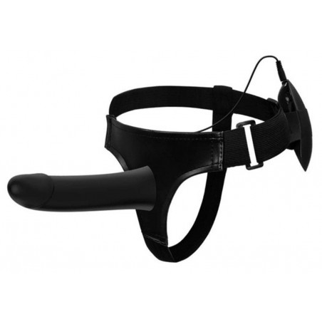 Gode ceinture vibrant Vito 17x4cm : Plaisir et puissance pour des moments intimes parfaits.