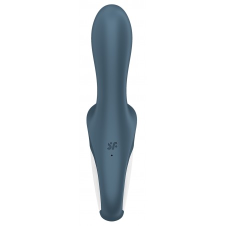 Vibromasseur Anal Gonflant Air Pump Booty 2 Gris - Stimulateur De Périnée - Etanche - USB - 17 / Ø De 3,5 cm A 5 cm - Satisfyer