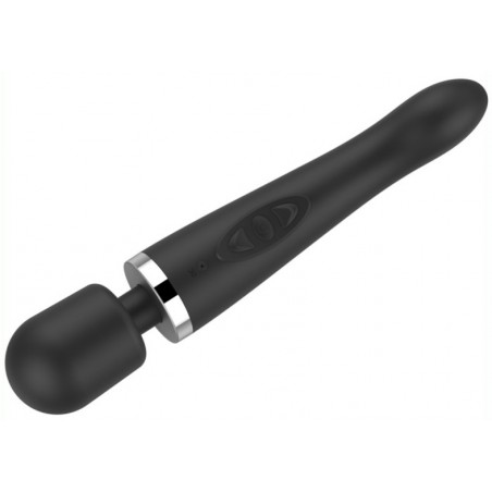 Stimulateur clitoridien - Wand Ares Stick - Noir - Rechargeable - 30 cm / Ø 5,5 cm - Generique