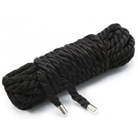 Corde Bondage Koy - 5 M - En Coton Noir - Shibari - Soumission Et BDSM - Generique