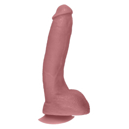 Gode Ventouse Ou Harnais - Avec Testicules - Ultimate Flesh - Souple Et Réaliste - 18 cm / Ø 5 cm - Chair - Generique