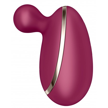 Stimulateur clitoridien Vibrant - Spot On 1 Rouge - Waterproof - Rechargeable - 7 cm / Ø 3,5 cm - Satisfyer