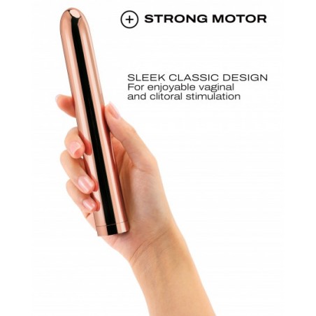 Stimulateur Clitoridien Ou Vaginal - Pink Lady 2.0 Doré - Rechargeable - 15 cm / Ø 2,3 cm - Dorcel