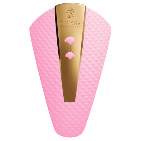 Stimulateur Clitoridien Multi Fonctions - Obi Rose - Rechargeable - Waterproof - 11 cm / 7 cm - Shunga