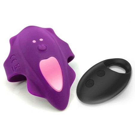 Stimulateur Clitoridien Pour Culotte Panty Violet - Télécommandé - Waterproof - Rechargeable - 7,8 cm / 4 cm - Action
