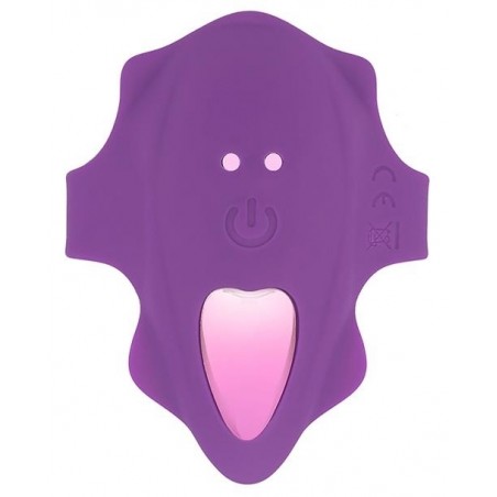 Stimulateur Clitoridien Pour Culotte Panty Violet - Télécommandé - Waterproof - Rechargeable - 7,8 cm / 4 cm - Action