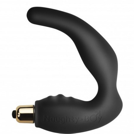 Stimulateur de Prostate Vibrant - Naughty Boy 7 Noir - Waterproof - 20 cm / Ø 3,5 cm - Rocks Off