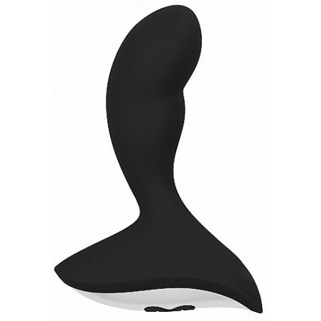 Plug Anal Vibrant - Geron Noir - Waterproof - Rechargeable - 8,5 cm / Ø 3,5 cm - Simplicity
