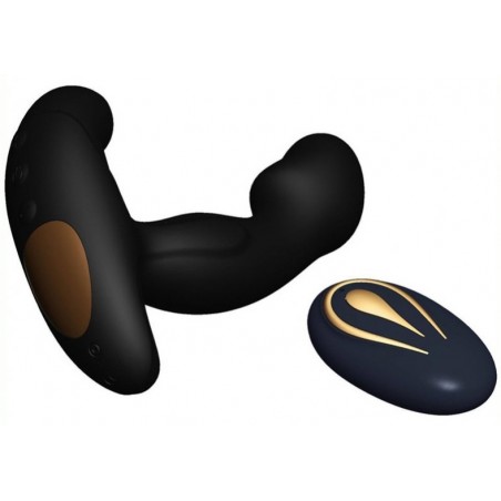 Stimulateur De Prostate - Dick Head Noir - Télécommandé - Waterproof - Rechargeable - 12 cm / Ø 3,8 cm - Generique