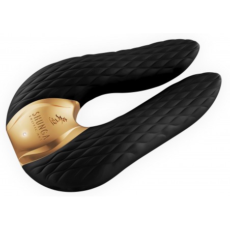 Vibromasseur Polyvalent - Aiko Noir - Massage Et Vibration - 10 cm / Ø 2,5 cm - Rechargeable - Waterproof - Shunga