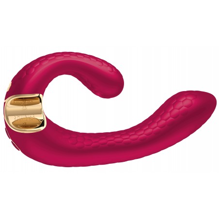 Rabbit Vibrant - Miyo Framboise - Rechargeable - Waterproof - 18,5 cm / Ø 3,8 cm - Shunga