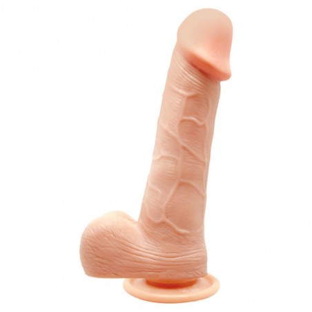 Gode Vibrant A Billes Rotatives - Ken Chair - Ventouse / Harnais - Télécommande Filaire - 15 cm / Ø 4 cm - Baile