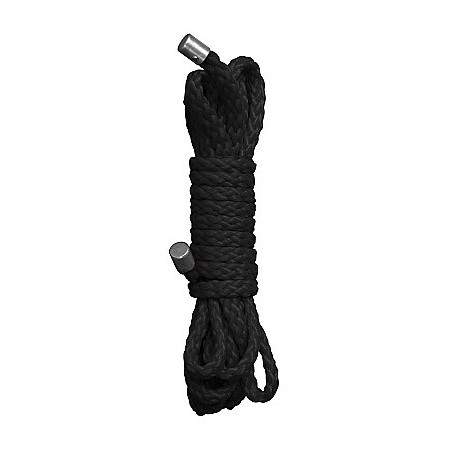 Corde Bondage Kinbaku - 1,5 M - En Nylon Noir - Shibari - Soumission Et BDSM - Ouch