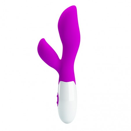 Rabbit Vibrant - Newman Violet - Waterproof - 9 cm / Ø 3,4 cm - Pretty Love
