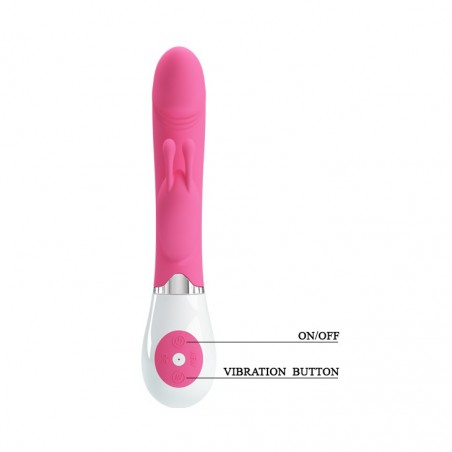 Rabbit Vibrant - Gene Rose - Waterproof - 11 cm / Ø 3,4 cm - Pretty Love