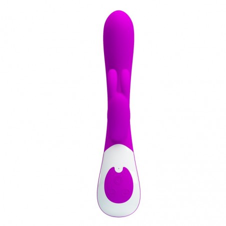 Rabbit Vibrant - Harlan Violet - Waterproof - Rechargeable - 12 cm / Ø 3,5 cm - Pretty Love