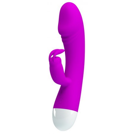 Rabbit Vibrant - Will Violet - Waterproof - Rechargeable - 11 cm / Ø 3,8 cm - Pretty Love