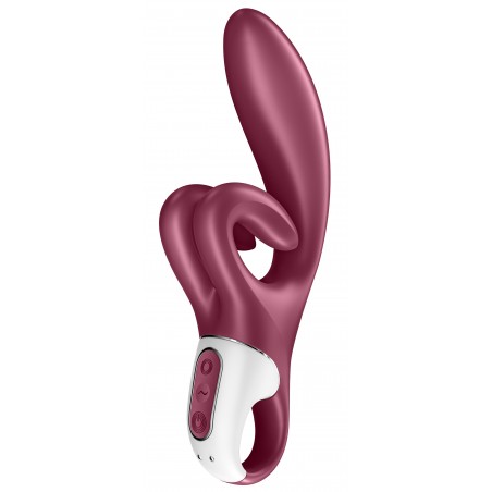 Rabbit - Touch Me Cerise - Rechargeable - Waterproof - 21 cm / Ø 4 cm - Satisfyer