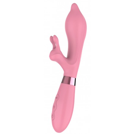 Rabbit - Funky Playhouse Rose - Waterproof - Rechargeable - 10 cm / Ø 3,5 cm - Toyjoy