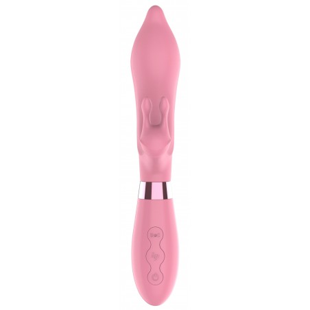 Rabbit - Funky Playhouse Rose - Waterproof - Rechargeable - 10 cm / Ø 3,5 cm - Toyjoy