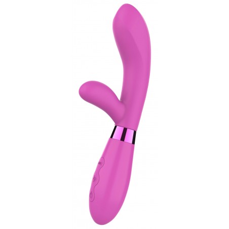 Rabbit - Jingle Fiesta Fuchsia - Waterproof - Rechargeable - 9 cm / Ø 3,5 cm - Toyjoy