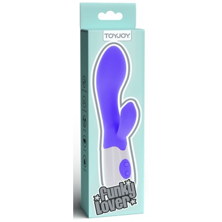 Rabbit Vibrant - Funky Lover Violet - 10 cm / Ø 3,5 cm - Toyjoy