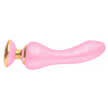 Vibromasseur Polyvalent De Luxe - Sanya Rose Pale - Waterproof - Rechargeable - 11,5 cm / Ø 3,8 cm - Shunga